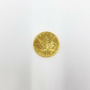 K24 純金 メイプルリーフ金貨 1/10オンス 3.2g【CCAJ3021】