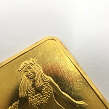 K24 純金 マーメイド金貨 20ドル 3.0g【CCAJ3019】_画像8