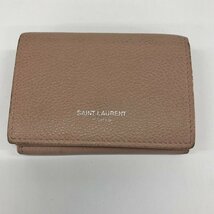 Saint Laurent　サンローラン　三つ折り財布【CCAK7060】_画像1