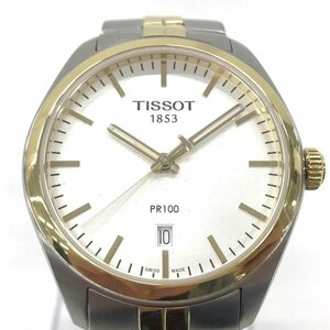 TISSOT ティソ クォーツ デイト 腕時計 PR100 T101410A 箱付き 稼動【CCAJ1012】