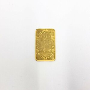 K24 純金 マーメイド金貨 20ドル 3.0g【CCAJ3019】