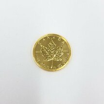 K24　金貨幣　カナダ　メイプルリーフ金貨　10ドル　重量7.8g【CBAS3076】_画像1