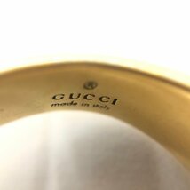 GUCCI　グッチ　タイガーヘッド　リング　#19　ゴールドカラー【CCAB3010】_画像3