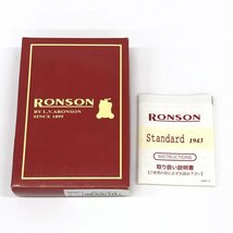 RONSON　ロンソン　ライター　standard　U.S model 1943　箱付き【CCAM6054】_画像8