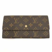 LOUIS VUITTON ルイヴィトン 長財布 モノグラム ポシェット ポルトモネクレディ M61723/8941 AN【CCAM3080】_画像1