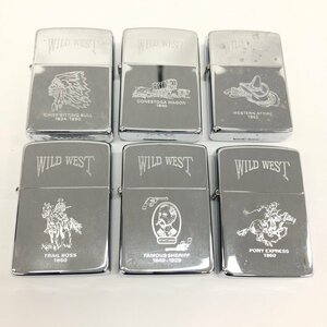 ZIPPO ジッポ WILD WEST 6個セット【CCAM7026】