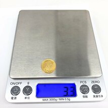 K22 アメリカ リバティ イーグル金貨 1/10oz 総重量3.3ｇ【CCAN6044】_画像8