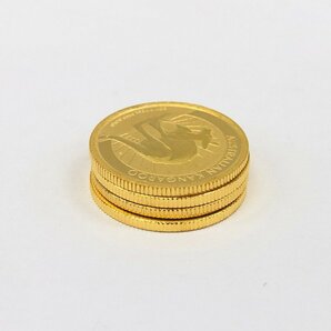 K24IG オーストラリア カンガルー金貨 1/10oz 4点 おまとめ 総重量12.4ｇ【CCAN6061】の画像5