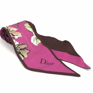 Christian Dior ディオール ミッツァ スカーフ 42685 74MDA106I601 箱付き【CCAN2056】