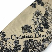 Christian Dior ディオール ミッツァ シルク スカーフ 74572 15fou106i602【CCAN5020】_画像3