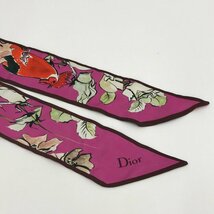 Christian Dior ディオール ミッツァ スカーフ 42685 74MDA106I601 箱付き【CCAN2056】_画像3