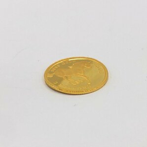 K24IG ツバル ホース金貨 1/25oz 総重量1.2ｇ 【CCAO6014】の画像3