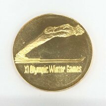 K18 第11回札幌オリンピック冬季大会 1972年 記念メダル 総重量26.8ｇ【CCAN6023】_画像1