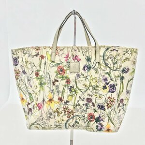 GUCCI グッチ ミニトートバッグ ベージュ系 花 植物 284721 193492【CCAQ4018】