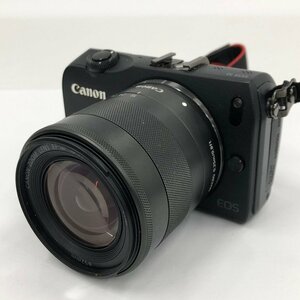 Canon　キヤノン　EOS M + EF-M 18-55/3.5-5.6 IS STM　通電確認済み【CCAQ2034】