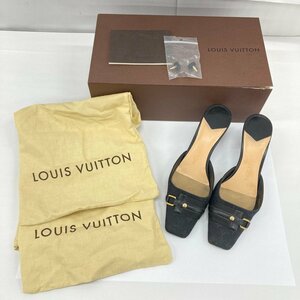 LOUIS VUITTON ルイヴィトン パンプス 黒 AR0034 表記サイズ35【CCAR3020】