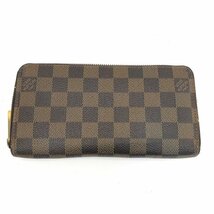 Louis Vuitton　ルイヴィトン　財布　ダミエ　ジッピーウォレット　N60015/CA4067　ジャンク【CCAS7013】_画像2