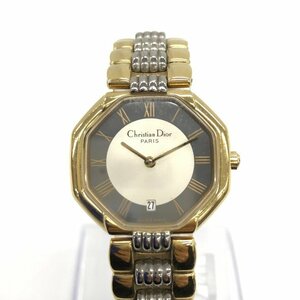 Christian Dior クリスチャンディオール SS/GP オクタゴン D48-133 クオーツ レディース 腕時計【CCAS6005】