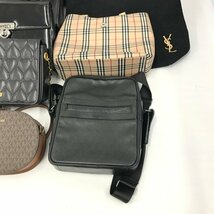 GUCCI / Yves Saint Laurent / BURBERRY / MICHAEL KORS / MOSCHINO ほか バッグ 9点まとめ【CCAS5008】_画像5