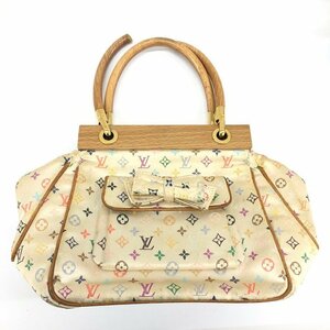 LOUIS VUITTON ルイヴィトン マルチカラー サテン アベリア ハンドバッグ M92936 【CCAT7066】