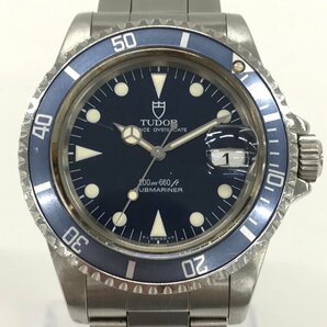 TUDOR チュードル サブマリーナ 79090 B360089 SS AT 青文字盤 稼働品【CCAV6044】の画像1