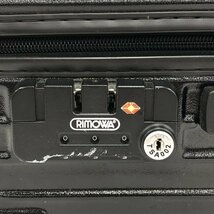 RIMOWA リモワ スーツケース 黒【CCAJ2016】_画像7