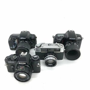 RICOH/Nikon/YASHICA カメラ 4点 おまとめ F70/F50/XR500/LYNX-1000【CCAW1033】