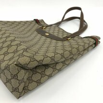 GUCCI グッチ オールドグッチ シェリーライン トートバッグ GG柄 39.02.091【CCAV2011】_画像5