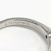 Tiffany & Co. ティファニー ソリテール ダイヤ リング 指輪 Pt950 D0.36ct 9.5号 総重量4.2g 26966744 鑑定書/箱付き【CCAW7008】_画像3