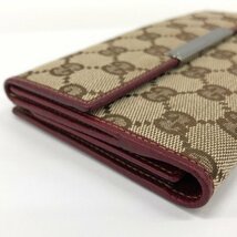 GUCCI グッチ 長財布 GGキャンバス 112715・3661【CCAU6003】_画像3