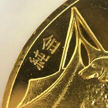 K24　純金メダル　ミュンヘンオリンピック記念　1000刻印　総重量18.0g【CCAT6014】_画像4