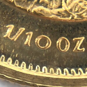 K22 南アフリカ クルーガーランド金貨 1/10oz 総重量3.5ｇ【CCAU0026】の画像6