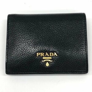 PRADA プラダ 折り財布 ブラック【CCAU6015】