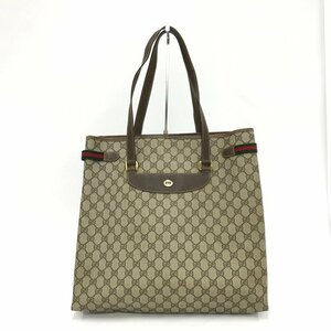 GUCCI グッチ オールドグッチ シェリーライン トートバッグ GG柄 39.02.091【CCAV2011】