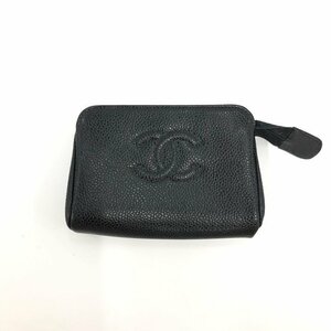 CHANEL シャネル コインケース キャビアスキン 黒 ココマーク 【CCAM0002】