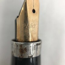 PARKER パーカー 万年筆 ペン先14K刻印 ケース付き【CCAY2013】_画像4