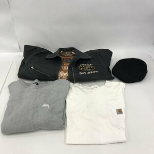 Harley Davidson / STUSSY / KANGOL / carhartt 服 帽子 4点まとめ【CCAZ5001】