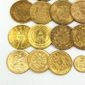 ソブリン金貨・メキシコ2ペソ金貨など おまとめ 29点 総重量183.8g【CCAY6071】の画像4