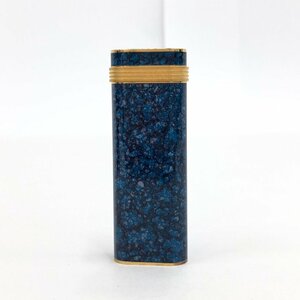 Cartier Cartier овальный газовая зажигалка голубой × Gold цвет с коробкой [CCAZ3040]