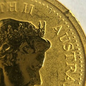 K24 金貨幣 オーストラリア 干支金貨(龍) 5ドル 重量1.5g【CCAY7053】の画像6