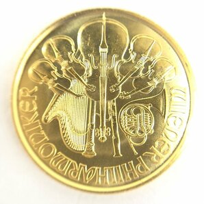 K24 金貨幣 オーストリア フィルハーモニー金貨 4ユーロ 2点おまとめ 総重量2.4g【CCAY7096】の画像2