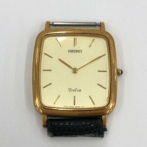 SEIKO　セイコー　腕時計　Dolce　5E30-SA50/0D2615　18KT刻印　総重量21.3g　不動品【CCBA2011】