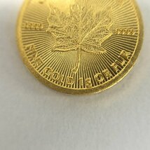 K24 純金 メイプルリーフ金貨 1.0g【CCAY6068】_画像4