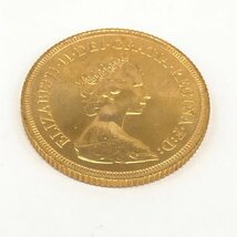 K22　金貨幣　イギリス　ソブリン金貨　重量7.9g【CCAY7094】_画像3