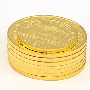 K24 金貨幣 オーストリア フィルハーモニー金貨 100ユーロ 7点 50ユーロ 1点 おまとめ 総重量233.7g【CCAY8003】の画像8