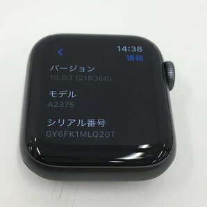 Apple watch Series 6 アップルウオッチ シリーズ６ スペースグレイ スポーツバンド 40mm A2375 ロック解済【CCBA9020】の画像2