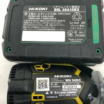 HI KOKI ハイコーキ コードレスインパクトドライバ WH36DC 蓄電池付き 通電○ 【CCBA7007】_画像7