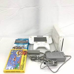 WiiU本体・ソフトおまとめ 通電○ スーパーマリオメーカー・マインクラフトなど【CCBB8002】