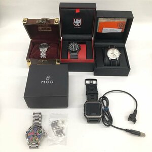 腕時計 5点 おまとめ ONE PIECE/COGU/ZEPPELIN/LUMINOX/GARMIN【CCBB4025】