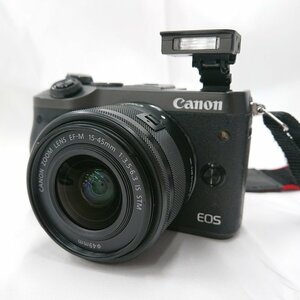 Canon　キヤノン　EOS M6 + EF-M 15-45/3.5-6.3 IS STM　通電未確認【CCBB0001】